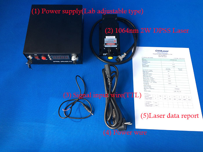 1064nm2W DPSS Laser ir dpss